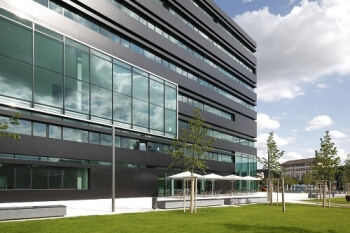 Aufnahme eines Campusgebäudes der DHBW Heidenheim